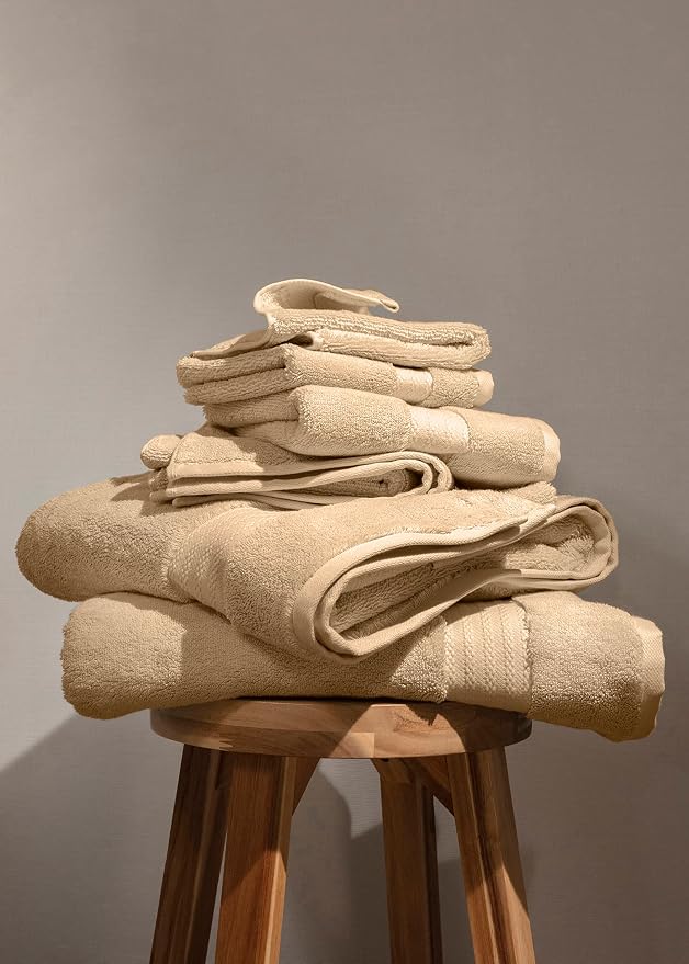 Fabdreams 100% Organic Cotton Bath Towel Set of 6 700 GSM Hotel Premium Plush - Image 6