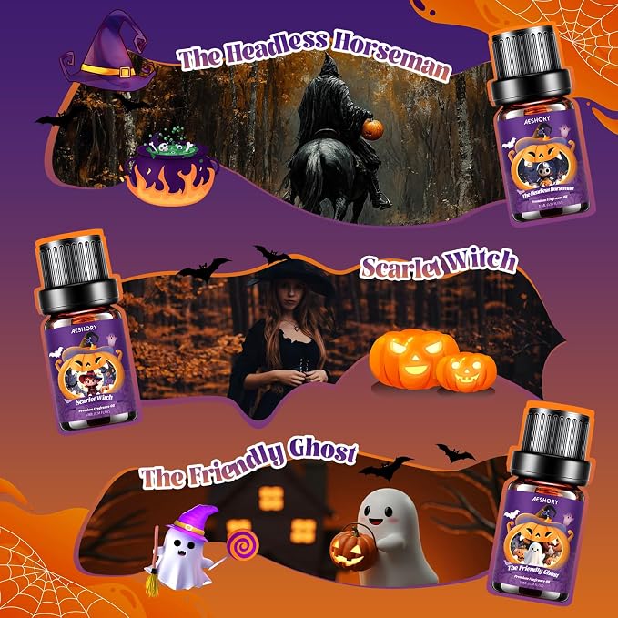 Halloween Fragrance Oil Set, Fall Essential Oils - Image 4