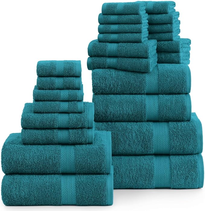 LANE LINEN 100% Cotton Bathroom Towels Set - Image 2