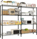 8 Tier Storage Racks Shelving, Heavy Steel Pantry Shelves, Adjustable Wire by Unknown