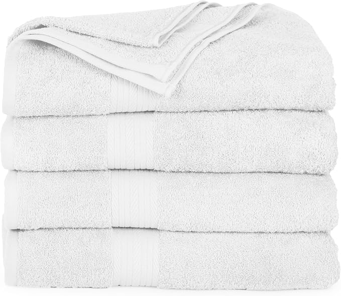 Ample Decor Bath Towels 30 X 54 Inch 600 GSM 100% Cotton Bathroom Towel Soft - Image 3