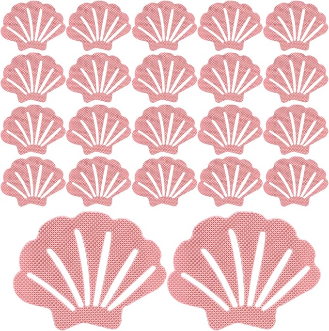 Bathtub Stickers Non Slip, Shell Shaped Tubs Safety Shower Treads, Adhesive - Image 8