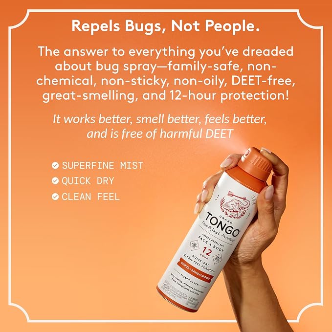 Citrus + Sandalwood Insect Repellent, 12-Hour Mosquito & Tick Protection - Image 2