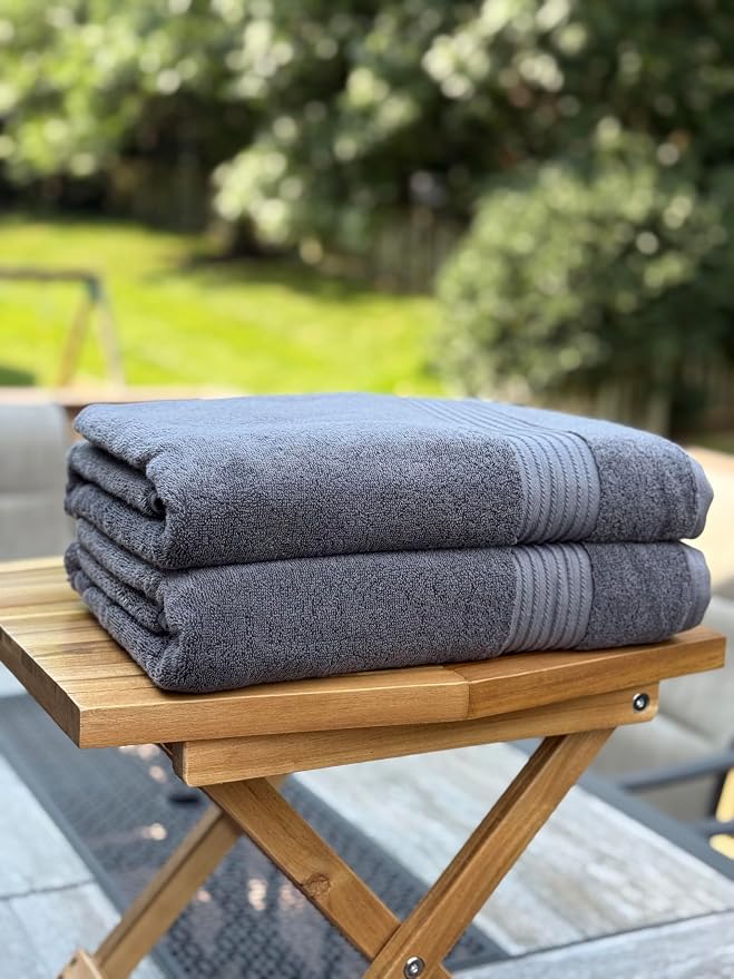 Milara Turkish Super-Plush Bath Towels Set 2-Piece | Premium Cotton Bath Towel - Image 6