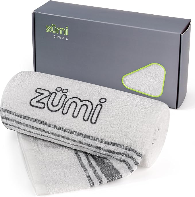 Zumi 100% Cotton Quick Dry Large Travel Towel by Zumi+Towels
