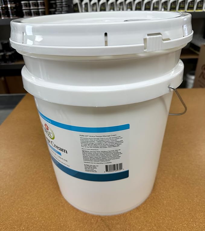 Wellness Professional Arnica Therapy 5 Gallon Massage Cream, Arnica Cream - Image 3