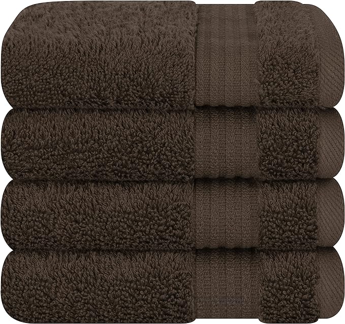 Cotton Paradise 100% Cotton Turkish Washcloth Set by UNITEDHOMETEXTILE