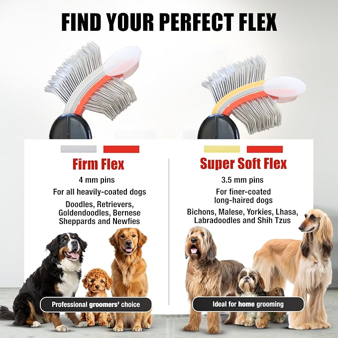 FlexIt Dog Grooming Comb - Image 5