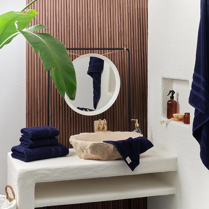 SOFE H&L | Olea Luxury Turkish Cotton Bath Towel Set of 1 : 1 Jumbo Bath Towel - Image 2