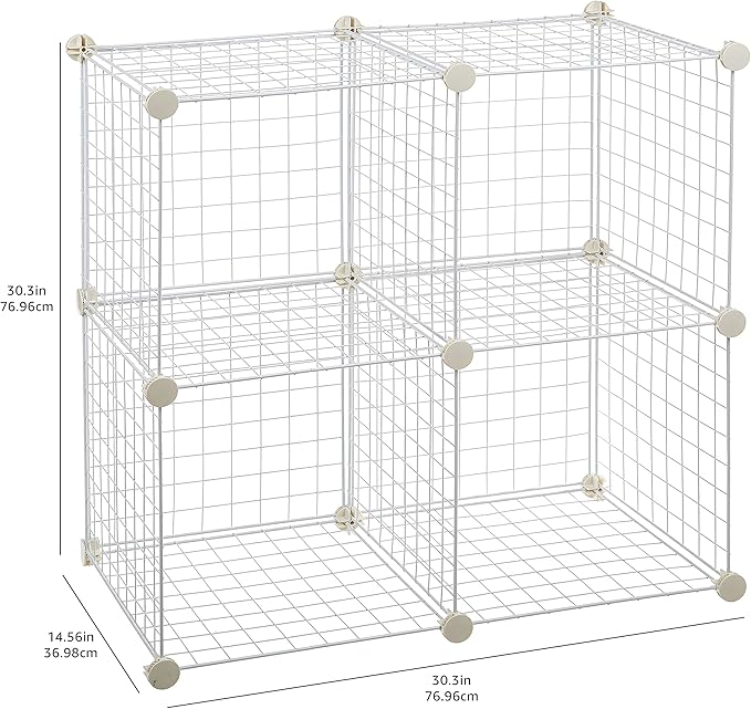 Amazon Basics 4 Cube Storage Organizer - Image 3