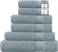 Delara 100% Organic Cotton Towels 650 GSM Plush Feather Touch Quick Dry Towel by Delara