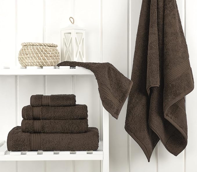 Cotton Paradise 6 Piece Towel Set, 100% Cotton Soft Absorbent Turkish Towels - Image 3