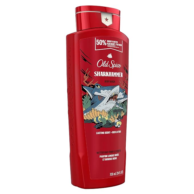 Old Spice Cleansing Body Wash for Men, 3X Defense, 24/7 Shower Fresh - Image 6