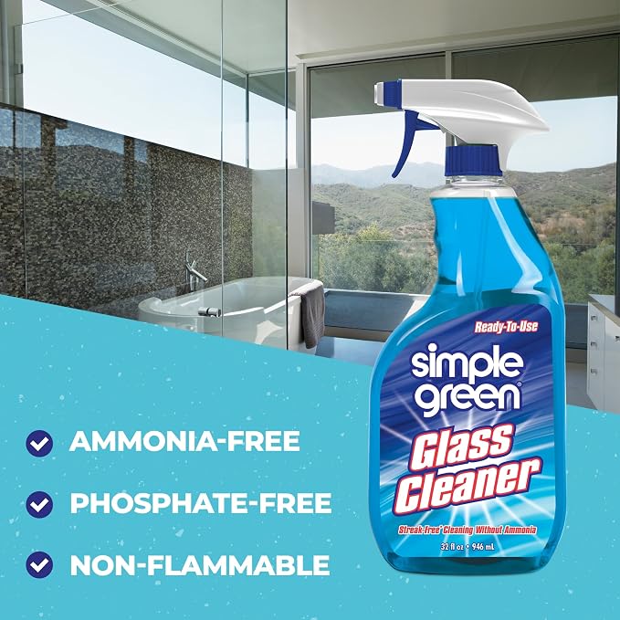 SIMPLE GREEN Ready-To-Use Glass Cleaner, 32 oz. - Image 6