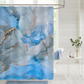 Gibelle Abstract Shower Curtain, Modern Ink Art Decor Waterproof Shower Curtain by Gibelle