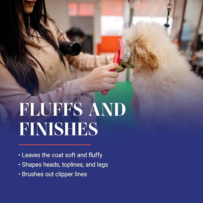Chris Christensen Big G Dog Slicker Brush, Groom Like a Professional, Fluff - Image 7