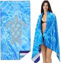 Microfiber Extra Large, Oversized Cute Turtle/Shark Beach Towels by Unknown