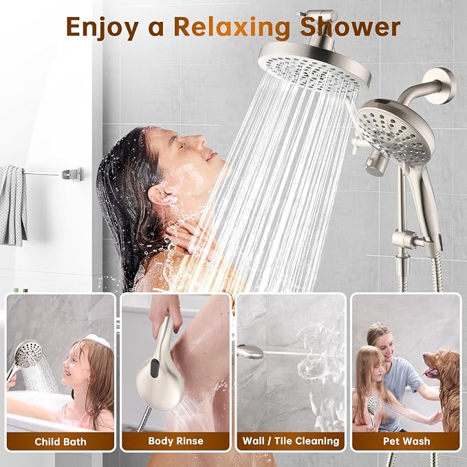 BRIGHT SHOWERS Rain Shower Head - Image 7