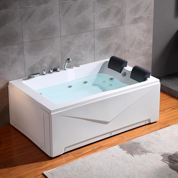 Empava Whirlpool Bathtub 71 Inch, 2 Person Whirlpool Tubs - Image 2
