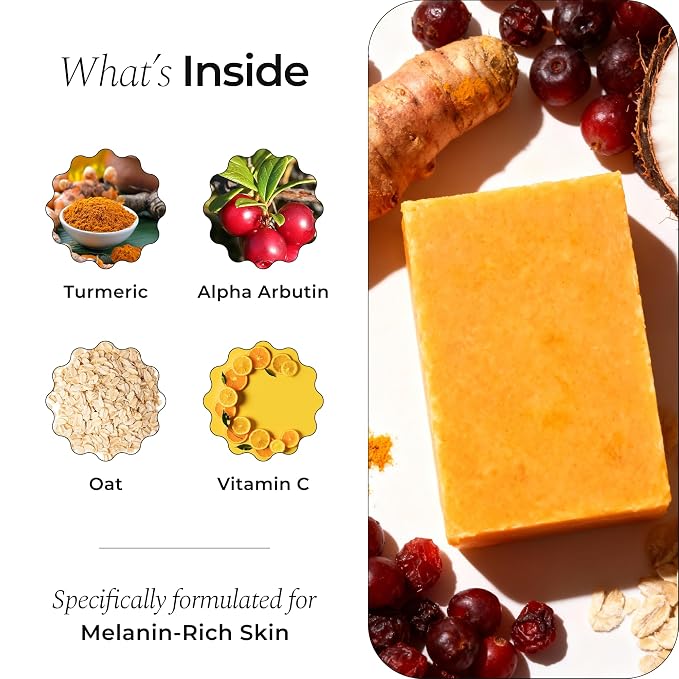 Glo Melanin Organic Turmeric Soap - Image 4