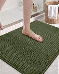 Color&Geometry Rubber Backed Waffle Bath Mat Non Slip Machine Washable Bathroom by COLORG