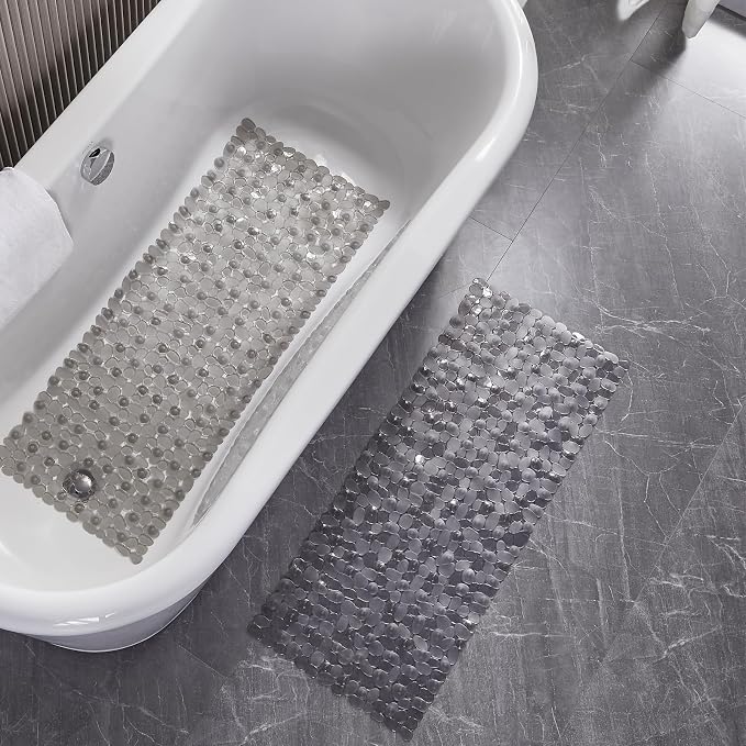 Bath Shower Mat Non Slip: Extra Large Pebble Bathtub mat - Image 6