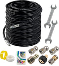 Hourleey Sewer Jetter Kit for Pressure Washer 200FT, Drain Cleaner Hose 1/4 by Hourleey