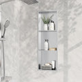 Neodrain12X36 Inch Shower Niche, Brushed 3-Tier Stainless Niches No Tile Needed by Neodrain