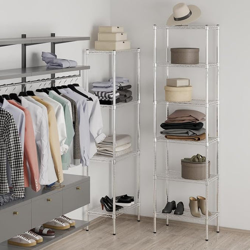 14" Deep x 24" Wide x 86" Height Wire Shelving Kit | 6-Tier | NSF Commercial - Image 2