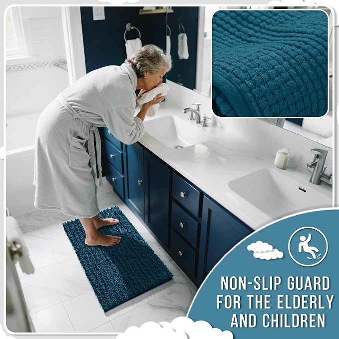 Yimobra Bathroom Rugs Non Slip Washable - Image 6