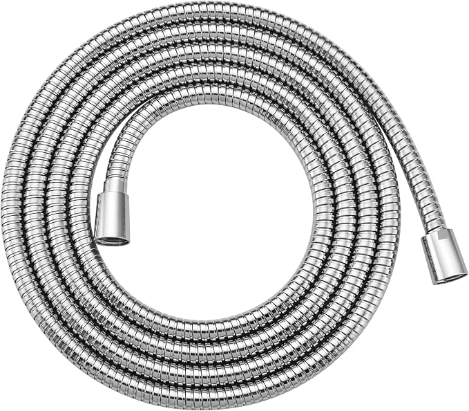 BRIGHT SHOWERS Extra Long Shower Hose 118 Inches – Stainless Steel Handheld by BRIGHTSHOWERS
