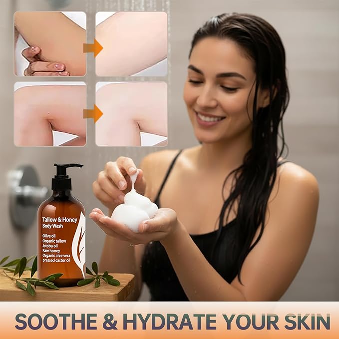 Tallow & Honey Body Wash, Tallow Body Wash - Image 5