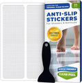 Anti Slip Shower Stickers 24 PCS, Invisible Non-Slip Shower Strips by ClearBloom