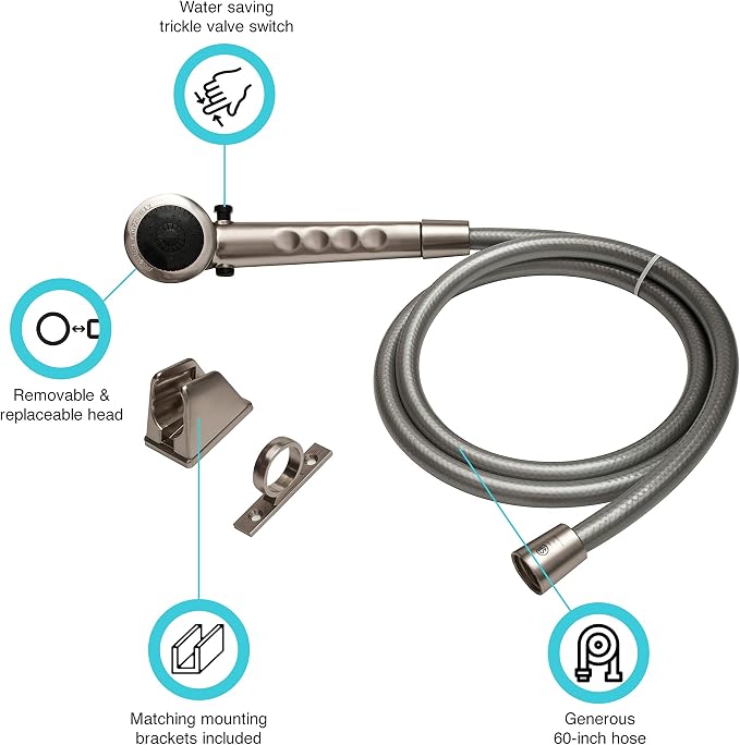 Dura Faucet RV Shower Head and Hose Kit - Image 2