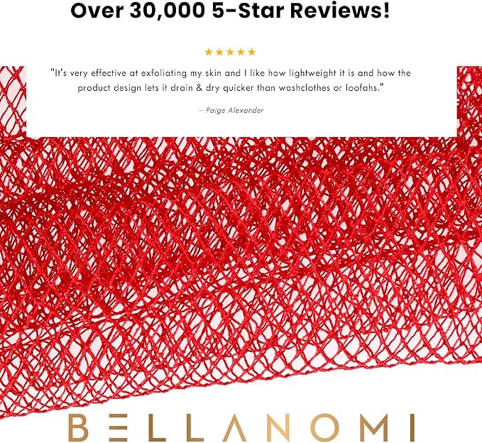 Bellanomi African Exfoliating Net Sponge, Ethically sourced from Nigeria - Image 3