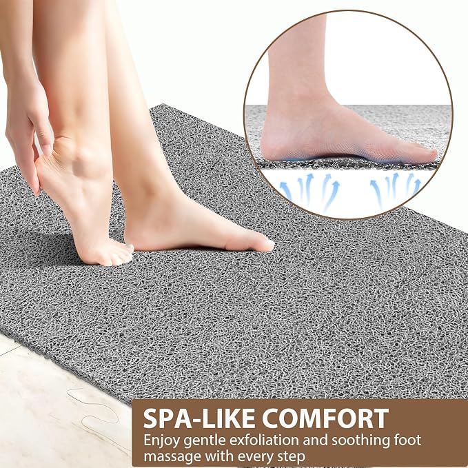 Shower Mat Non Slip: 47.2 x 31.5 Inch Extra Large Shower Mats - Image 5