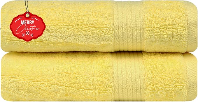 Ample Decor Bathroom Hand Towels 18 X 28 Inch 600 GSM 100% Cotton, Highly by AmpleDecor