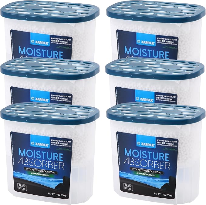 Moisture Absorber Activated Charcoal 18 oz/510g | Removes Moisture, Humidity & by Zarpax