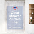 Clorox Shower Curtain Liner, Premium Medium-Weight Durable Waterproof 6g PEVA by Clorox