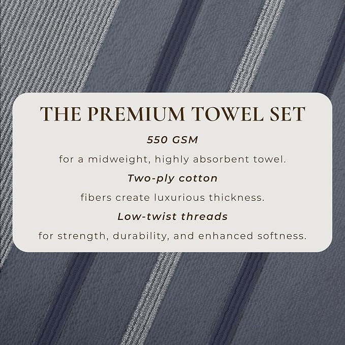 Great Bay Home Decorative Oversized Bath Sheet Set - Image 4