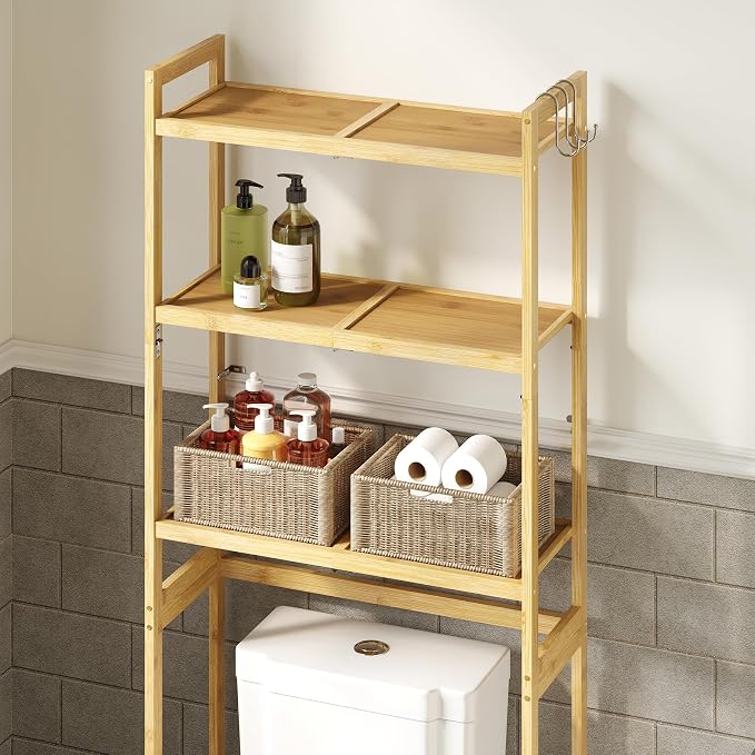 AMBIRD Over The Toilet Storage, 3-Tier Bathroom Organizer Over Toilet - Image 6