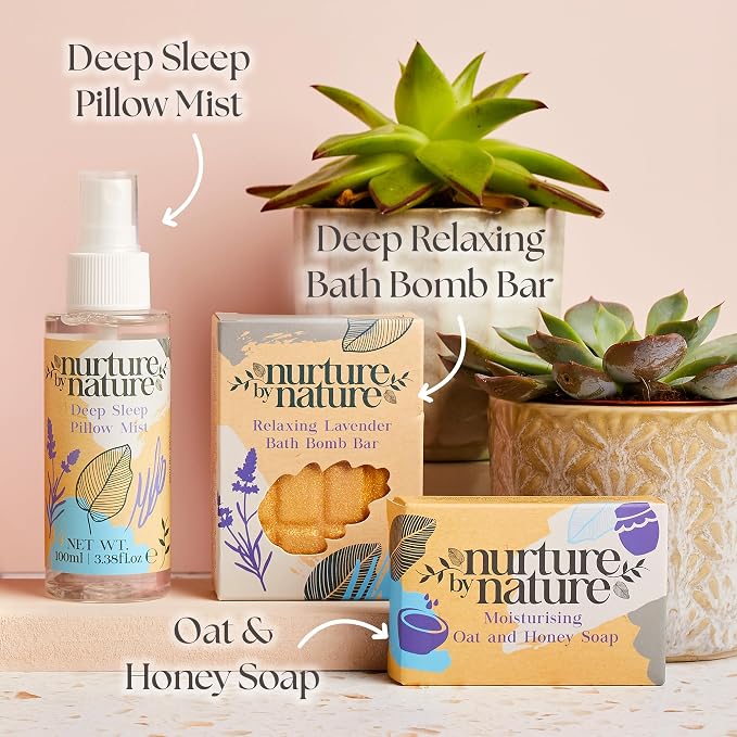 NURTURE BY NATURE Relax & Calm Christmas Gift Basket – Spa Gifts - Image 2