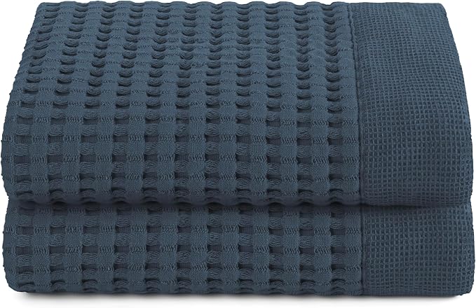 GILDEN TREE Waffle Hand Towels for Bathroom Quick Dry Large Luxury Lint Free by GildenTree