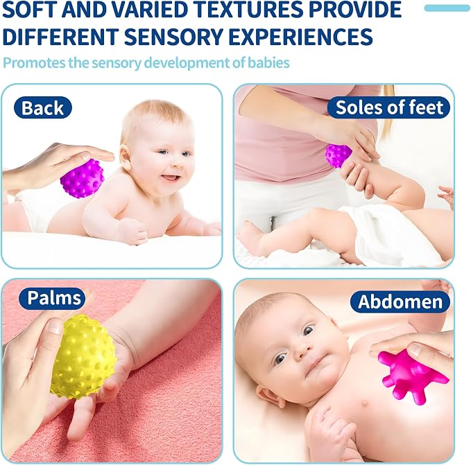 Sensory Balls for Toddlers 1-3, Sensory Baby Toys 6-12 Months, Infant Squeeze - Image 4