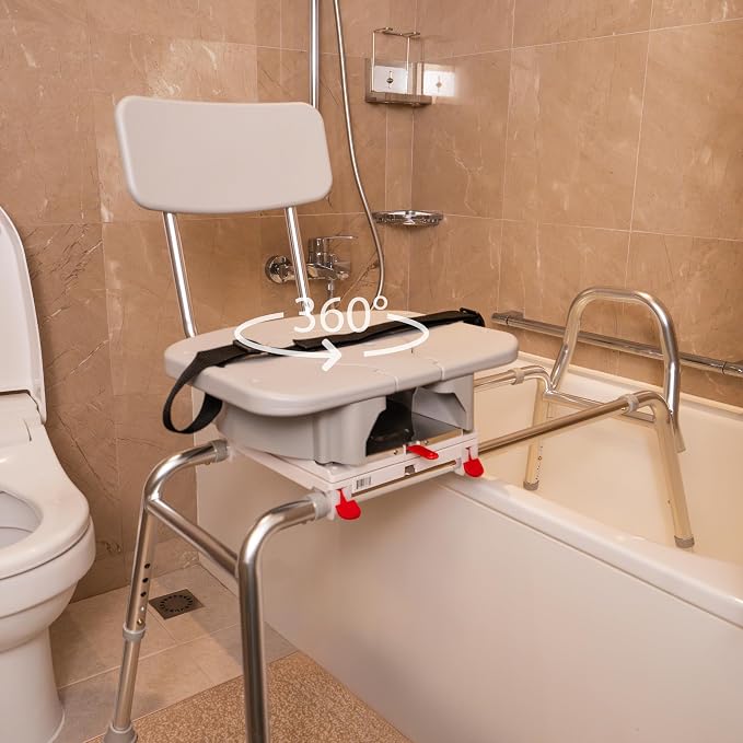 Eagle Health Supplies Sliding Shower Chair Tub Transfer Bench - Image 10