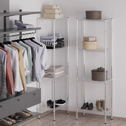 14" Deep x 24" Wide x 74" Height Wire Shelving Kit | 4-Tier | NSF Commercial - Image 2