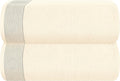 Belizzi Home Cotton 2 Pack Oversized Bath Sheet 35 x 70, Large Bath Sheet by Unknown