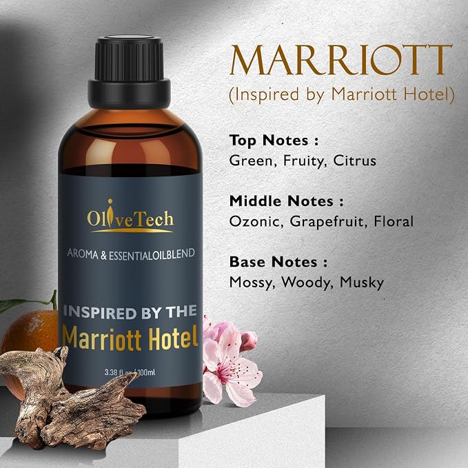 Hotel Diffuser Oil Inspired by Marriott Hotel Scent, OliveTech Aromatherapy - Image 3