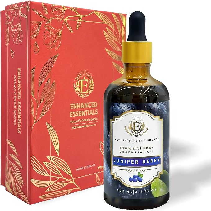Luxurious Juniper Berry Essential Oil by Enhanced Essentials| Slow Distilled & by Unknown