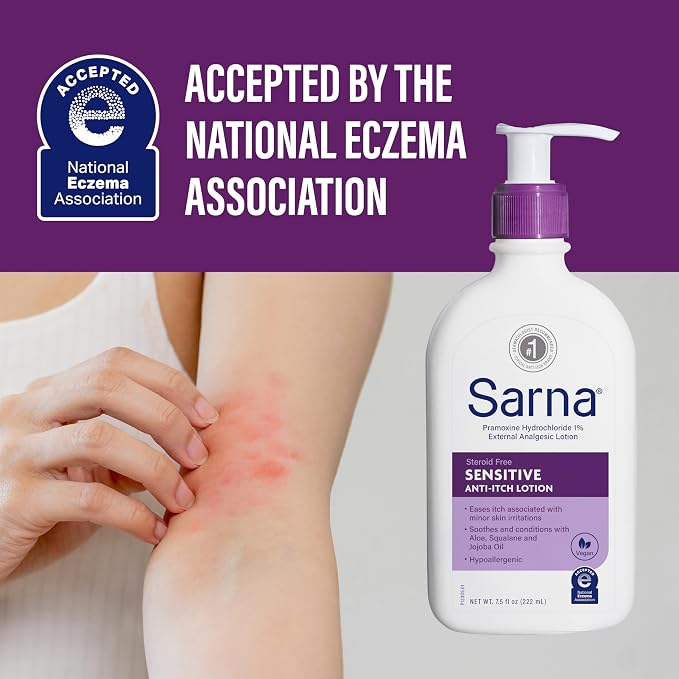 Sarna Sensitive Steroid-Free Anti-Itch Lotion - Image 6